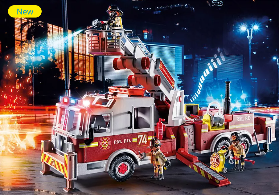 70935 Rescue Vehicles: Fire Engine with Tower Ladder