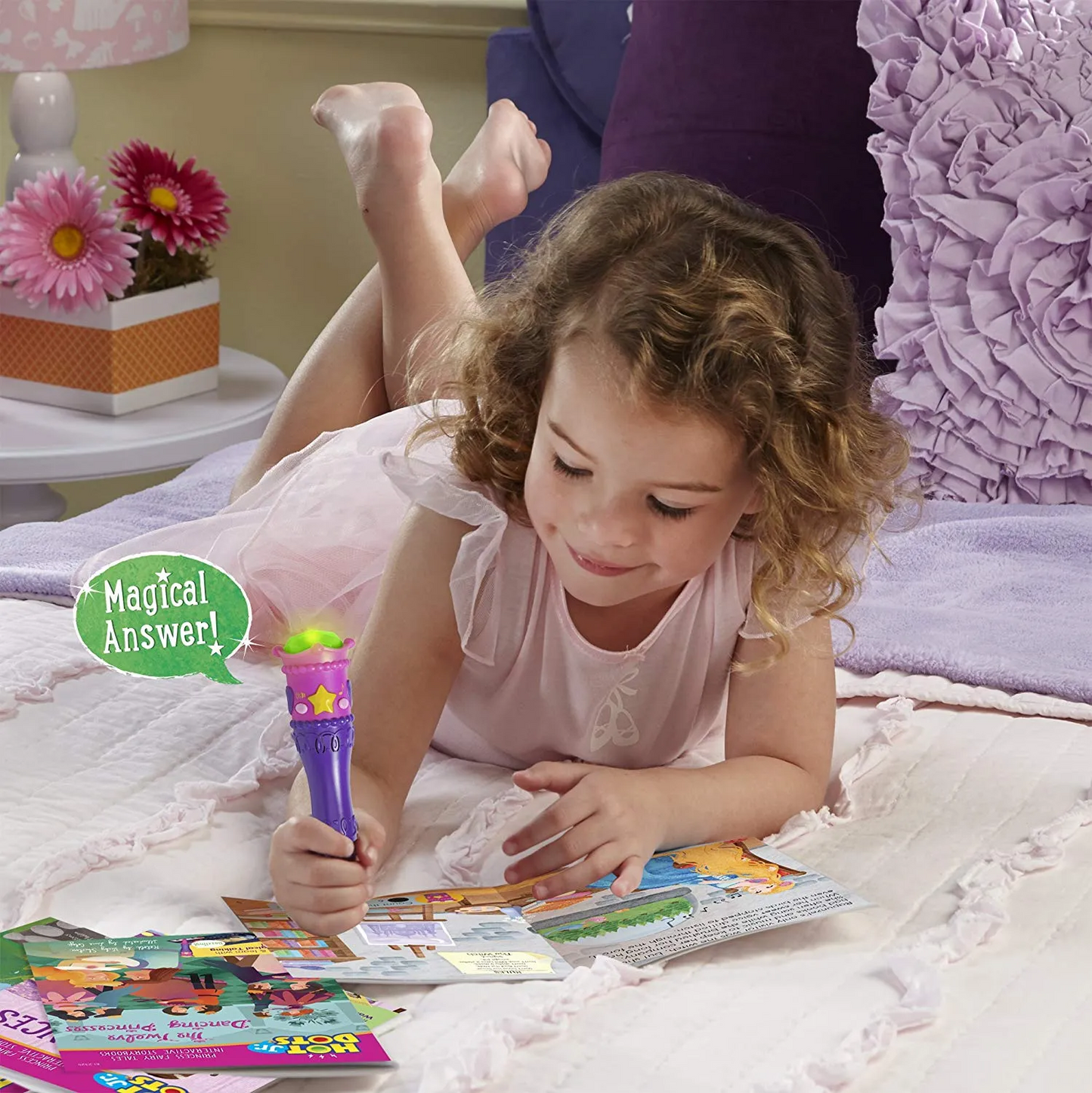 Hot Dots® Jr. Princess Fairy Tales Interactive Storybook Set with The Magical Talking Wand™ Pen