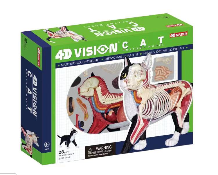 4D Vision Animal Cat (Black & White)