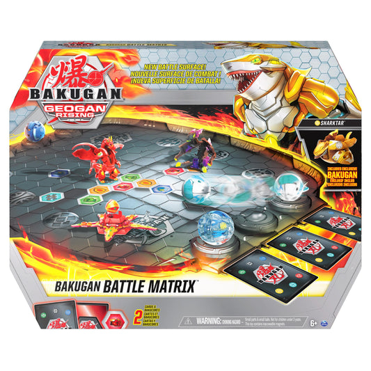 Bakugan Battle Matrix, Deluxe Game Board with Exclusive Gold Sharktar