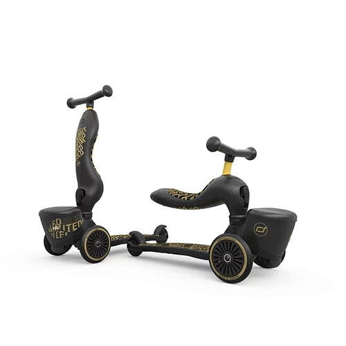 Highwaykick 1 Convertible Scooter Black & Golden Limited Edition