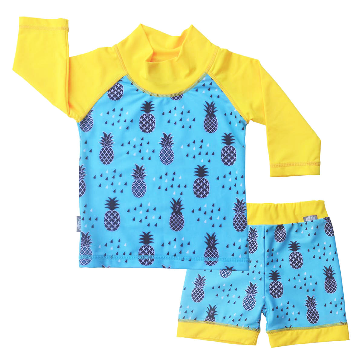 Pineapple | Swimwear UV Shirt Shorts Set for Kids