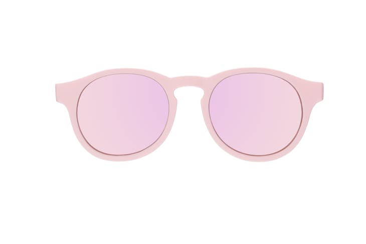 The Darling Pink Kids Keyhole Sunglasses with Mirrored Lens