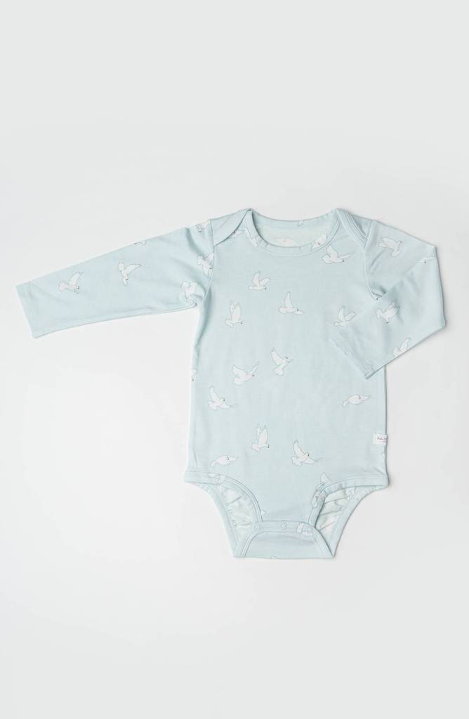 Unisex LS Bodysuit In TENCEL™ - Peace Dove