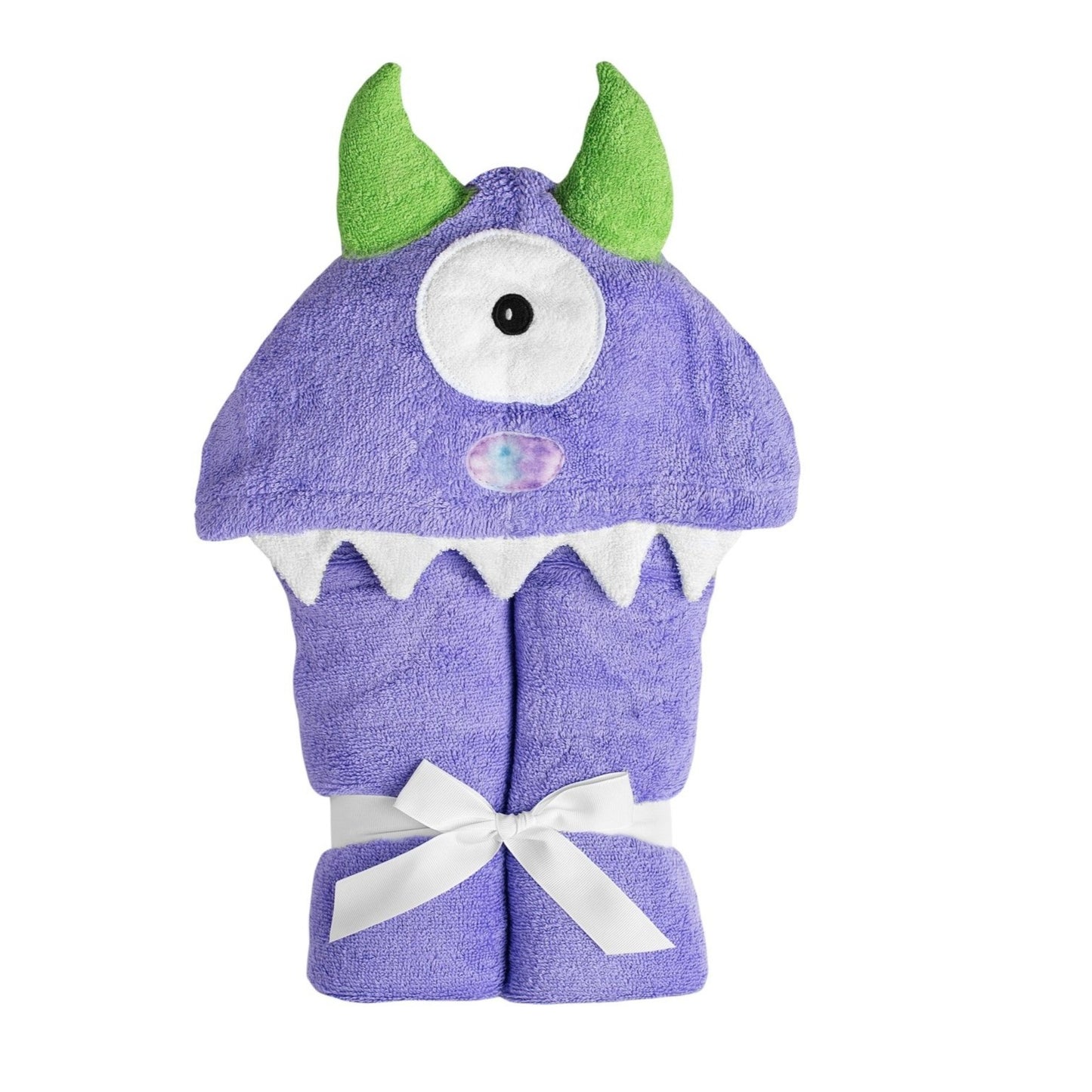 Monster One-eye Purple Hooded Towel