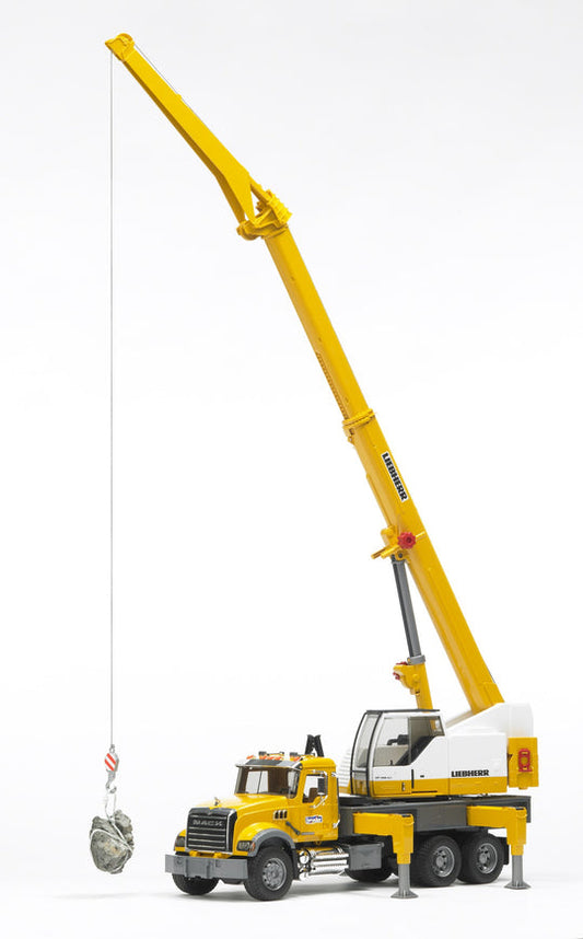 Bruder 02818 MACK Granite Liebherr Crane Truck