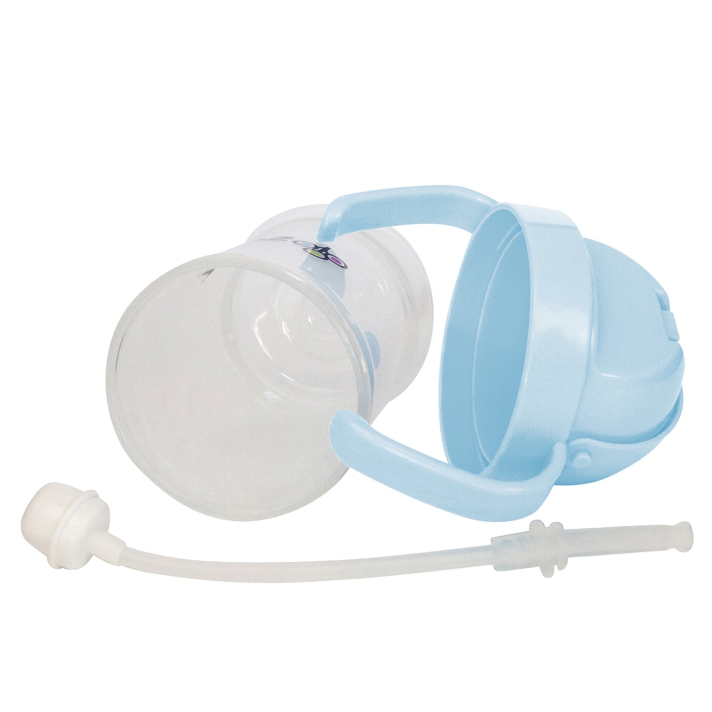 Bot weighted straw sippy cup - Mist Blue