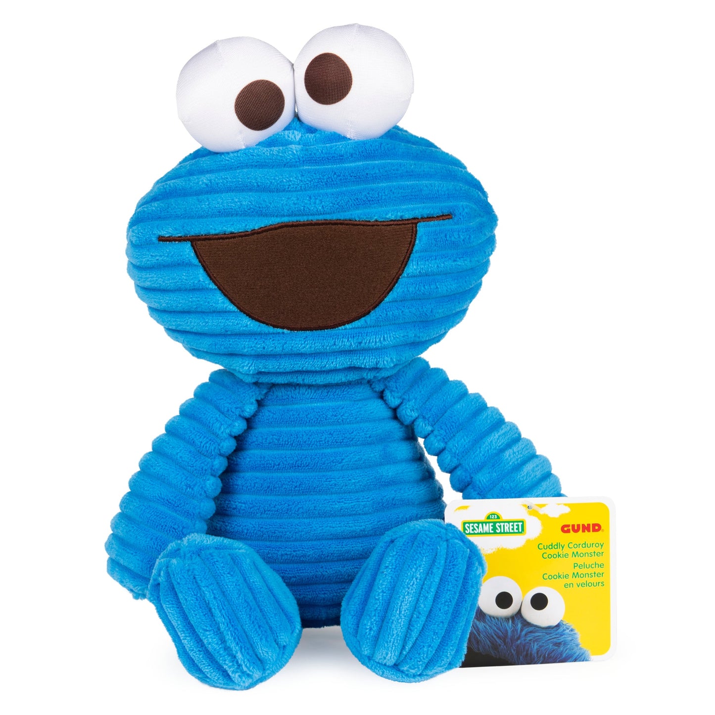 CUDDLY CORDUROY COOKIE MONSTER, 10.5 IN