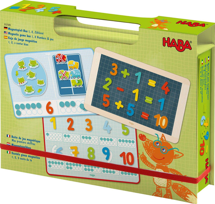 1, 2 Numbers & You Magnetic 158 Piece Game Box