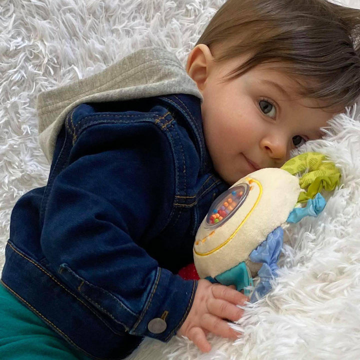 Teether Cuddly Rainbow Round Activity Toy Age: 6 - 24 Months