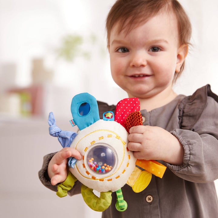Teether Cuddly Rainbow Round Activity Toy Age: 6 - 24 Months