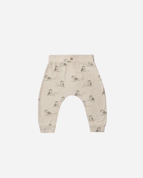 slouch pant || owls