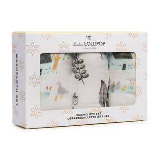 Washcloth 3-Pieces Set - Farm Animals