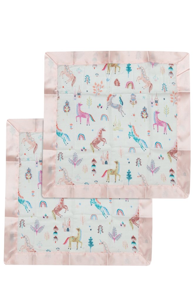 Security Blanket 2-Pk - Unicorn Dream