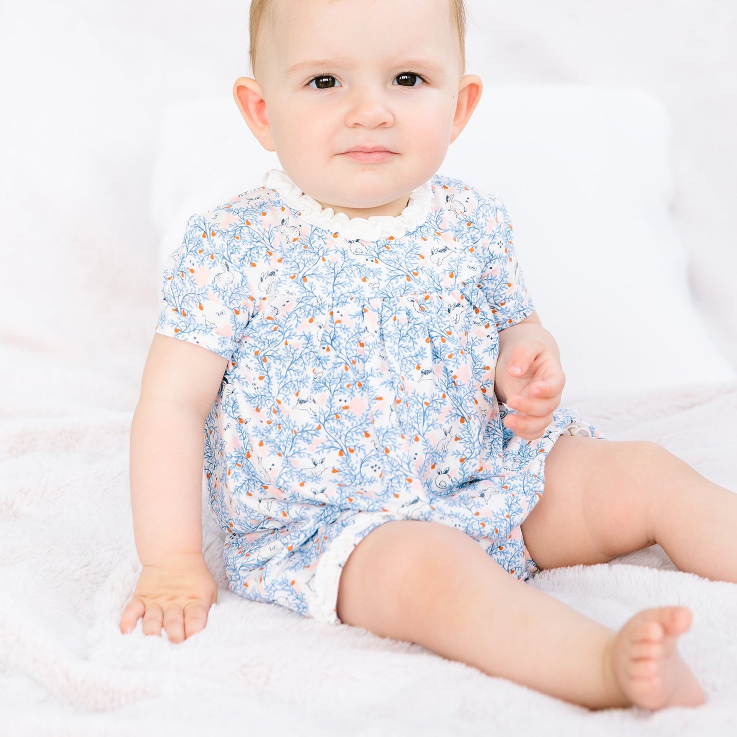 Somebunny floral modal magnetic dress & diaper cover