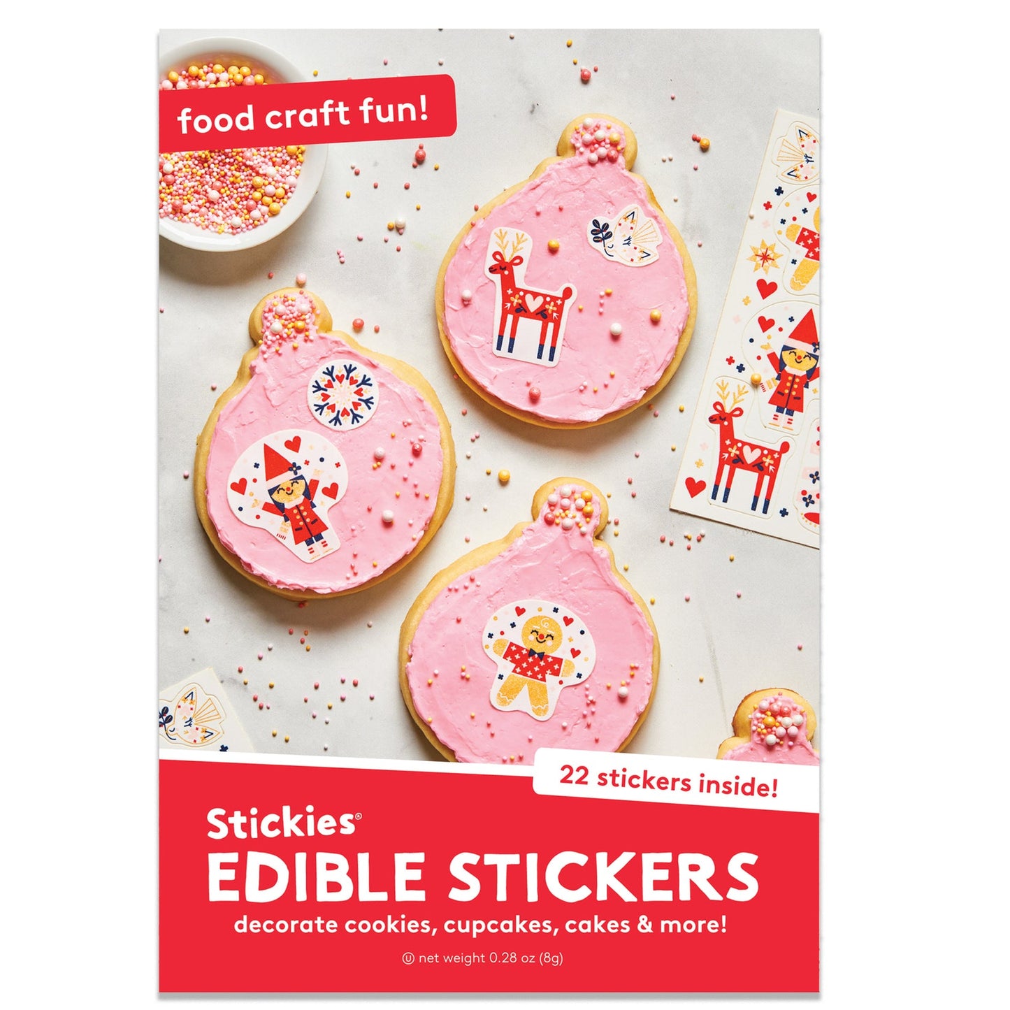 Fair Isle Edible Stickers